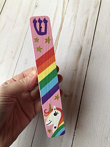Unicorn Mezuzah Decor Pink 6 Inch