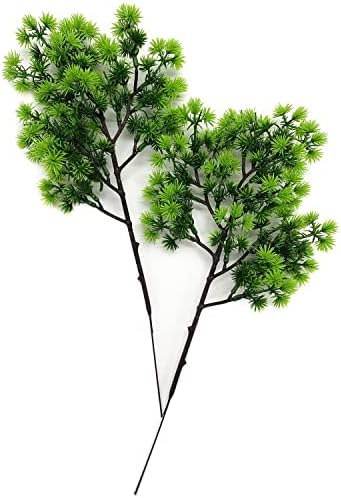 CATTREE Artificial Pine Branches with Leaves 4Packs for Decor