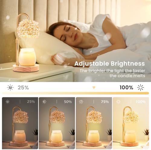LOFTEK Candle Warmer Lamp with Timer and Adjustable Height