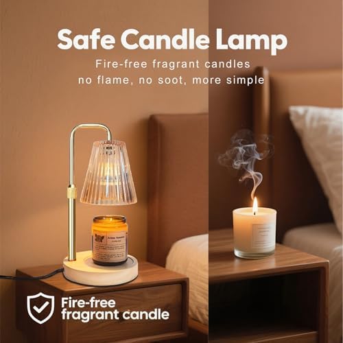 Flame-Free Candle Warmer Lamp with Timer and 3 Bulbs