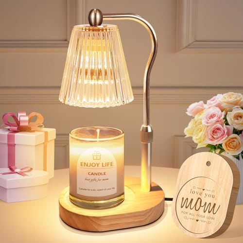 Elegant Candle Warmer Lamp with Timer and Dimmer for Home Decor