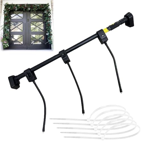 Adjustable Door Garland Hanger 32-88 Inch Metal Wreath Holder for Christmas and Halloween Decor
