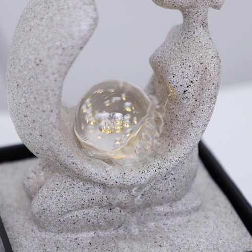 Ferrisland Indoor Tabletop Fountain with LED Lights