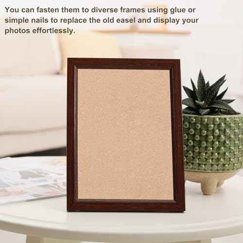 PATIKIL 10 Pack Easel Back for Picture Frame Black