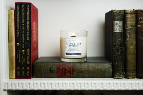 PERIPETI Home White Birch Spruce Scented Candle