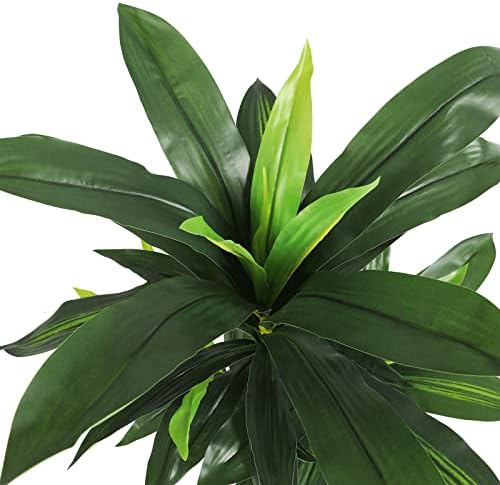 VIAGDO 4ft Artificial Dracaena Silk Plant Faux Tree for Home Decor