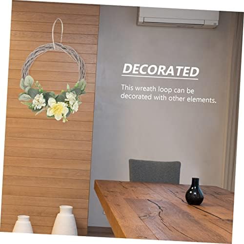 BESTOYARD 2pcs Woven Wreath Hanger for Christmas Decor