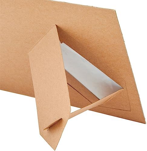 Juvale Kraft Paper Picture Frames 4x6in Brown 50-Pack