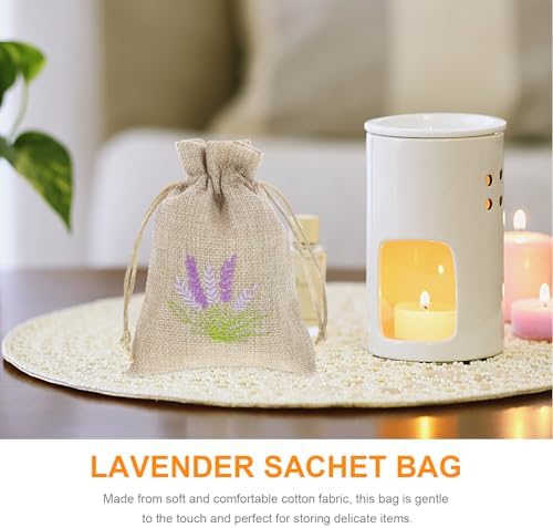 Luxshiny Lavender Scented Linen Sachets 10pcs
