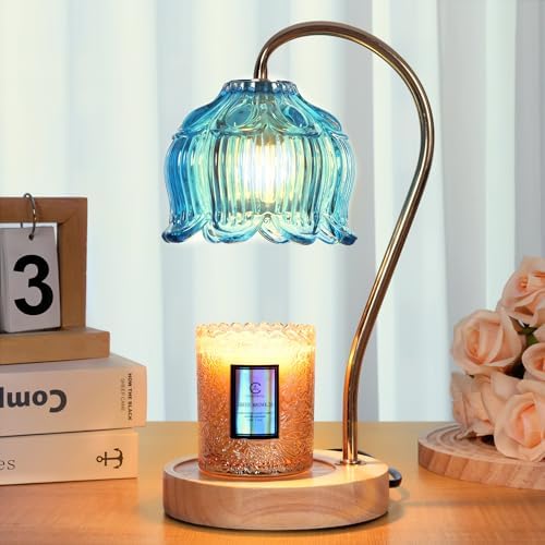 Flower Candle Warmer Lamp with Timer and Dimmer