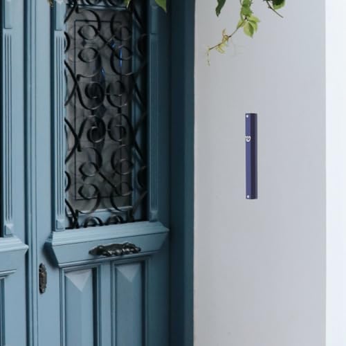 Vaguelly Metal Mezuzah Scroll Door Blessing Decor