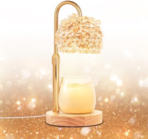 LOFTEK Candle Warmer Lamp with Timer and Adjustable Height