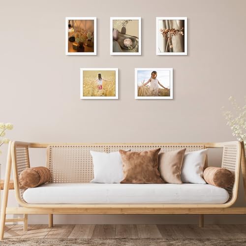 Golden State Art 8x10 White Photo Frame Set of 10