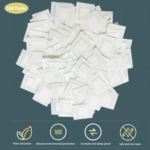 100 Packs Small Scented Sachets for Shoes and Bags