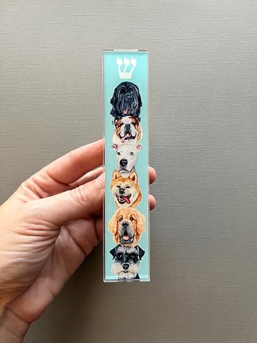 Dog Mezuzah Scroll Case Acrylic Aluminum Waterproof