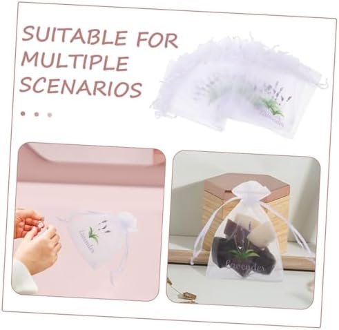 STOBAZA 20PCS Lavender Sachet Bags for Spices and Decor