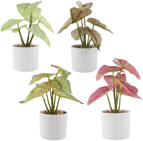 4Pcs Realistic Artificial Plants for Farmhouse Decor