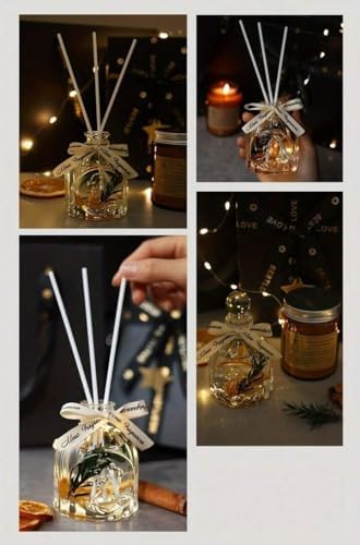 Luxury Candle Set with Aroma Diffuser and Natural Fragrance