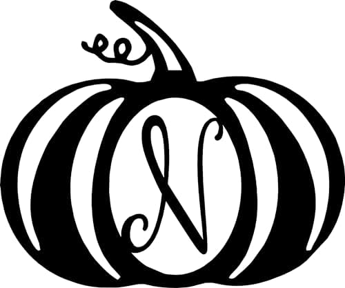 Transparent Red Acrylic Halloween Pumpkin Monogram Door Hanger - Seasonal Decor