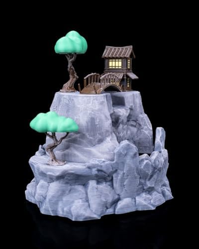 Japanese Style Tabletop Water Fountain with LED Light