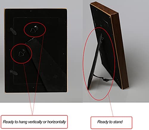 Big Role 4x6 Picture Frame Set with Easel Stand