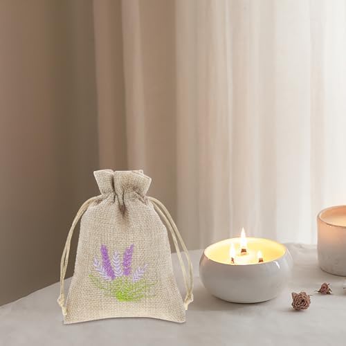 Luxshiny Lavender Scented Linen Sachets 10pcs
