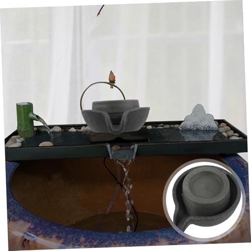 BESTonZON Rotating Water Mill Tabletop Fountain for Relaxation and Zen Ambiance