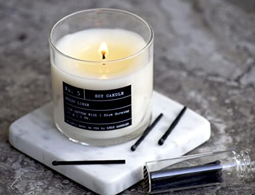 Lulu Candles Nag Champa Indian Incense Luxury Soy Jar Candle 6 Oz