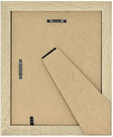 MCS 8x10 Picture Frame Woodgrain 4-Pack Wall Tabletop Display