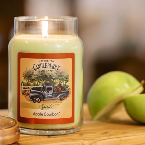 Bourbon Spirits Candle Large Jar 26 oz Handmade in USA