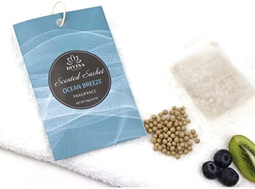 Divina Esencial 4-Pack Ocean Breeze Sachets for Closets and Drawers
