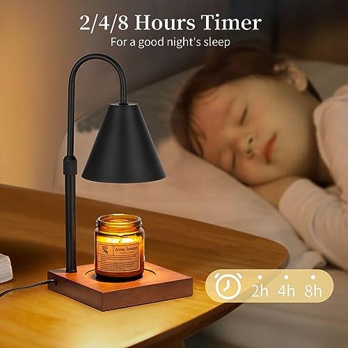 Romadedi Candle Warmer Lamp with Timer and Dimmable Light
