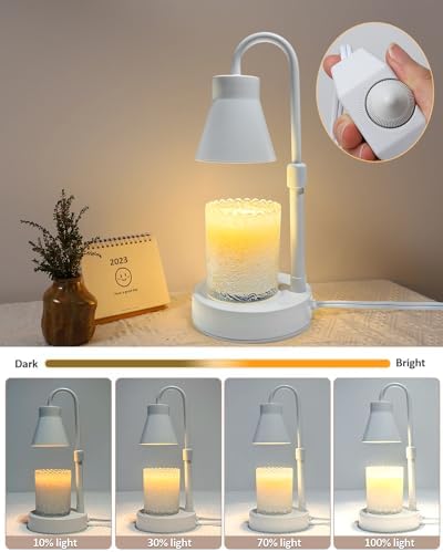Elenhome Candle Warmer Lamp with Adjustable Height and Dimming