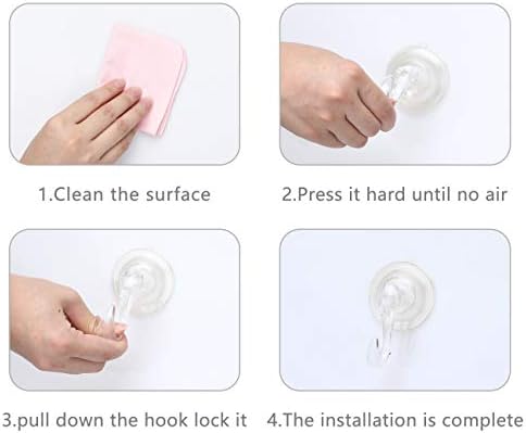 Christmas Wreath Holders Suction Cup Hooks for Glass Windows and Doors