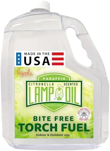 Hyoola Citronella Lamp Oil 1 Gallon Smokeless