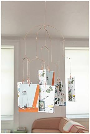 Kikkerland Mobile Photo Clip Fan Copper