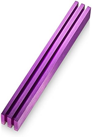 Adi Sidler Mezuzah Case Vertical Laser Cut Purple 63 Inch