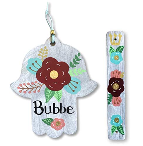 Lea Joelle Hamsa Mezuzah Set for Family
