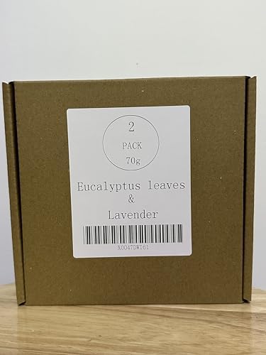Eucalyptus Lavender Dried Plants 2 Pack Bath Pouches