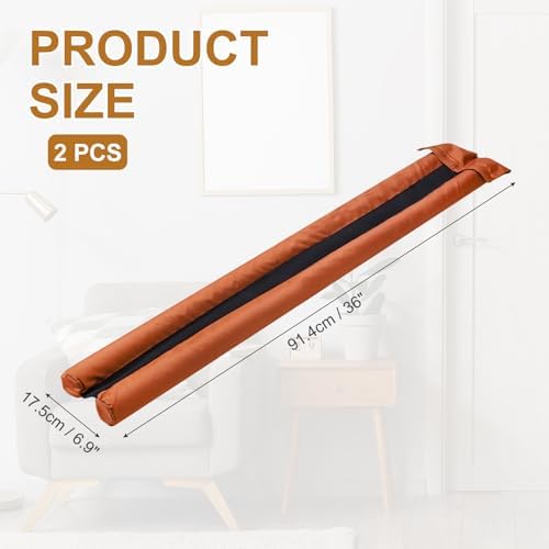 Uxcell Under Door Draft Stopper 2 Pcs Adjustable Door Blocker