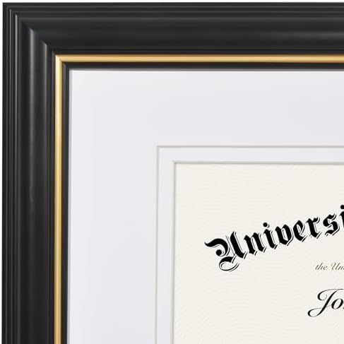 Americanflat Ornate Diploma Frame in Black