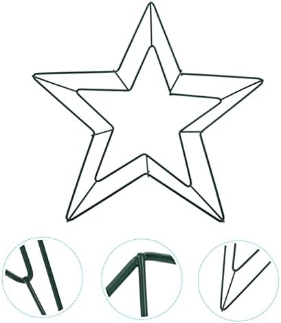 2pcs Floral Wreath Frame Metal Hangers for DIY Decor and Wall Art