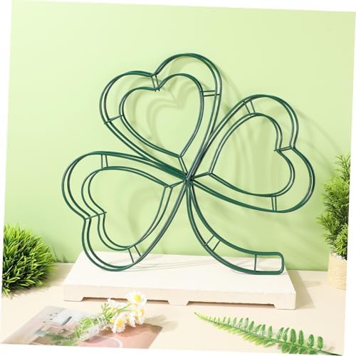 2PCS Shamrock Wreath Frame for St Patricks Day Decor