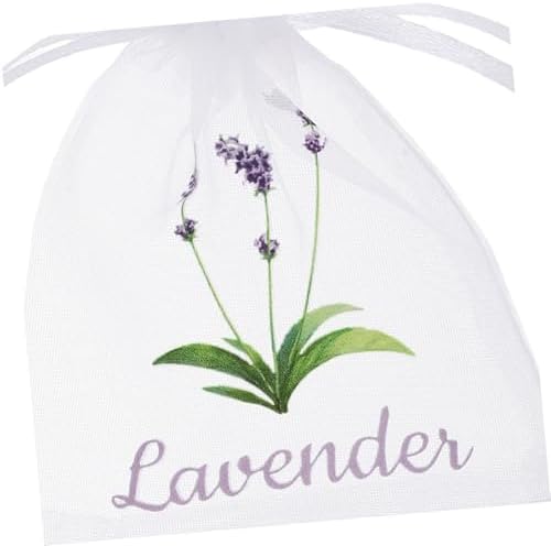STOBAZA Dried Lavender Sachet Bags 50pcs for Home Fragrance