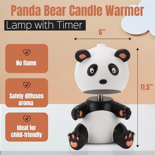 XoooX Panda Bear Candle Warmer Lamp with Timer