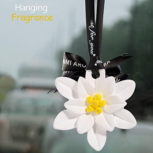 Byvute 3Pcs Hanging Flower Scented Sachets for Car Closet Drawer