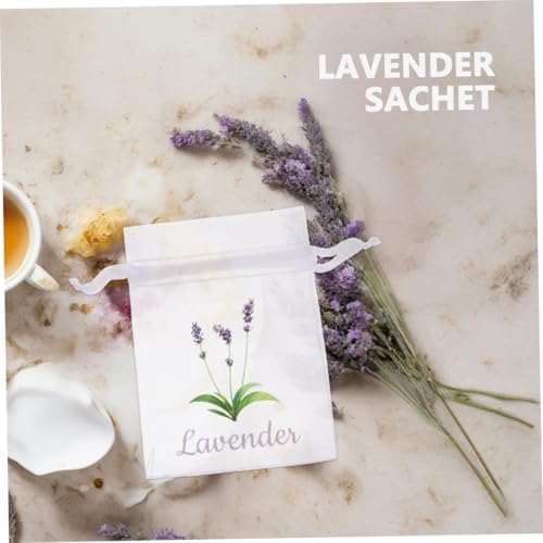 MAGICLULU 50pcs Lavender Sachet Bags Breathable Mesh Storage Pouches