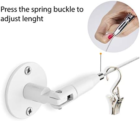 You Have Space TOTART Picture Hanging Kit with 18 Clips and Curtain Rod