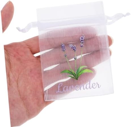 50pcs Lavender Sachet Bags Empty for Dried Flowers Spices Tea Storage