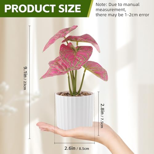 4Pcs Realistic Artificial Plants for Farmhouse Decor